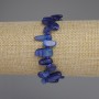 Brățară din kianit, cu pietre tăiate în formă de fluture, dimensiuni aproximative 11–16×6–8 mm, mărgele de 3 mm, lungime 18 cm, pe elastic