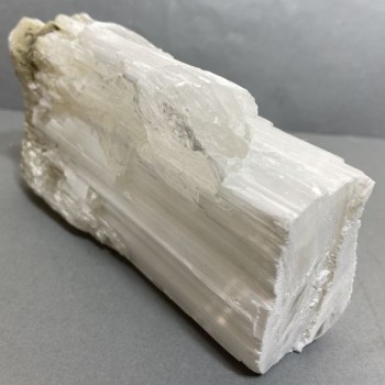 Mineral de selenit brut, greutate 799 g, 14×8×3 cm, 8 cm+