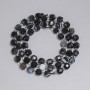 Mărgele din agat tăiate cuburi 5×5 mm +-, mărgele de nisip 3 mm +-, lungime 38 cm +-, pe fir