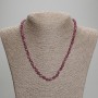Colier cu turmalină, mărgele tăiate, diametrul 6x5 mm, lungime de aproximativ 45 mm, cu închizătoare