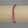 Brățară din turmalină, boabe tăiate 6x5 mm, lungime 18 cm