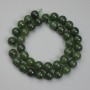 Mărgele din jadeit, formă sferică, diametru aproximativ 8 mm, lungime aproximativă 38 cm, pe șnur