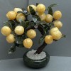Suvenir — Copac decorativ din piatră naturală onix, marmură și nefrit, 30–33 mm, flexibil, lungime 25 cm