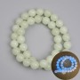 Mărgele de onix, strălucire albastră, bilă netedă de 10 mm, lungime aproximativă 37 cm, pe fir