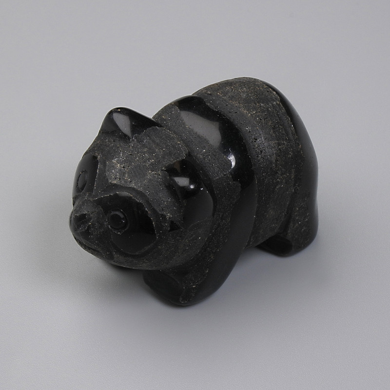 Statuetă suvenir Panda din agată 40×25×22 mm