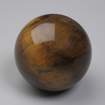 Bilă decorativă din piatră naturală «ochi de tigru», diametrul 40 mm+