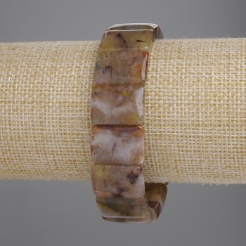 Brățară din pietersit, verigi, diametru aproximativ 18×13 mm, lungime 18 cm, extensibilă