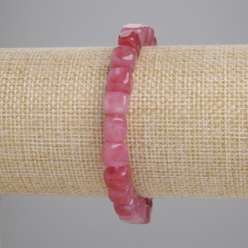 Brățară din turmalină – cuburi, 8 mm, lungime 18 cm, pe elastic