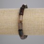 Brățară din agat cilindric, diametrul 11x8 mm, lungime 18 cm, pe elastic