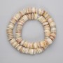 Mărgele din scoică Skafarka rondel, diametrul 10x2 mm, +/- lungime 38 cm +/- pe fir