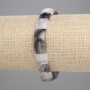 Brățară din cuarț rutilit Volosatik, mărgele pătrate tăiate, diametrul 9–10 mm ± (elastic), lungime 18 cm+