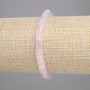 Brățară din cuarț roz cilindrică, diametru 6x6 mm, lungime 18 cm, extensibilă