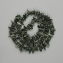 Mărgele din serafinit – granule 6-9-1-3 mm, lungime 41 cm, pe fir