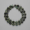 Mărgele din jasper oceanic, rombi fațetați 8×7 mm ±, mărgele de 3 mm ±, lungime aproximativă 38 cm, pe fir