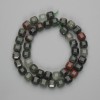 Mărgele din jasper roșu, cuburi tăiate cu fațete, 8,5 mm, lungime 38 cm pe fir