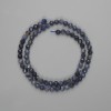 Mărgele safir fațetate 5 mm pe șnur