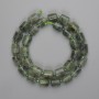 Reducere! Mărgele de prehnit cilindru 10–11×9 mm, mărgele 3 mm, lungime 40 cm