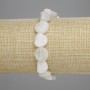 Brățară din adularit, rotunjită, diametru 11–12×10–12 mm ±, lungime 18 cm ±, cu elastic