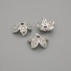 Preț per 1 bucată. Capac pentru mărgea, culoare metalică argintie, diametru 9×1 mm ± gaură, diametru 2 mm