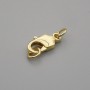 Preț pentru 1 bucată. Închizătoare carabină, diametrul 12,5×5 mm ± culoare metalică: auriu