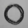 Mărgele hematit tăiate în rondel 6x2mm+-, lungime 38 cm+