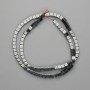 Mărgele hematit cub 4×4 mm, lungime 40 cm ±
