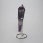 Creion-con suvenir din ametist natural 125×33×18 mm ± sortiment de dimensiuni (fără suport) (la 100 g)