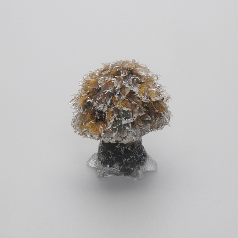 Statuetă suvenir «Copac» din cioburi reciclate de ochi de tigru, diametrul 45×50 mm+