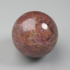 Sferă-souvenir din piatră naturală granat, diametrul 45-60 mm ± dimensiuni asortate (preț per 100 g)