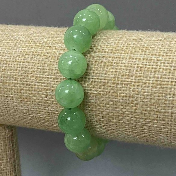 Brățară din onix – mărgele netede, diametru 12 mm, lungime 18 cm, pe elastic