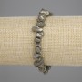 Brățară cu cioburi de pirită, diametru 6–12×3–5 mm, lungime 18 cm, elastică