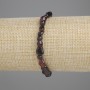 Brățară din granat facetat, diametru 6-8×5-6 mm, lungime 18 cm, elastică