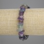 Brățară din fluorită – fragmente, diametrul 8-12×3-4 mm +/-, lungime 18 cm +/- șnur elastic