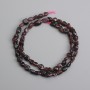 Mărgele de granat tăiate, diametrul 4–11 mm, 5×5-7, 5 mm ±, lungime 39 cm +