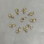 Închizătoare carabină aurie 14×6 mm±, ambalare 10 buc.