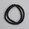 Mărgele de agat rondel neted, diametrul 6×3 mm, lungime 37 cm±