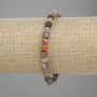 Brățară din jasper tăiată în cuburi fațetate, dimensiune 5×5 mm, lungime 18 cm, elastic