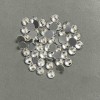 Strasuri, pietre cu fixare rece, culoare albă, diametrul 7,5 mm ±, ambalaj 260 g (±)
