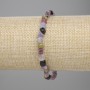 Brățară cu turmalină – mărgele rotunjite 6–7×5–6 mm, lungime 18 cm, elastică