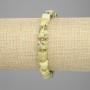Brățară din jadelit fațetat cub 7×7 mm +-, mărgele 3 mm +-, lungime 18 cm +- pe elastic