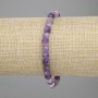 Brățară din ametist fațetat cub, dimensiune cub 5×5 mm, lungime 18 cm ±, elastică