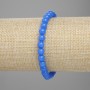 Brățară din apatit, mărgele netede, diametru 6 mm, lungime 18 cm, elastic