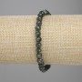 Brățară din serafinit, mărgele tăiate, diametru 6 mm, lungime 18 cm, pe elastic