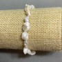 Brățară cu perle baroce 5-19×7-9 mm, lungime 18 cm, elastică
