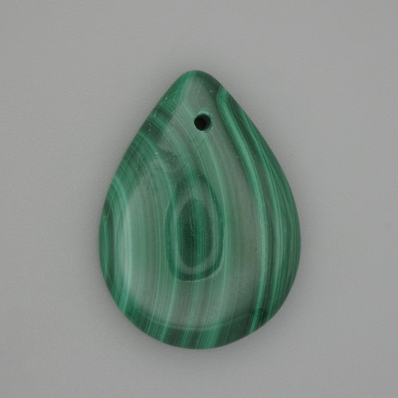 Pandantiv din malahit, formă de picătură 25×18 mm+