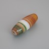 Preț pentru 1 bucată. Mărgea-inserție din agat natural 29–34×10–11 mm +/- (mărimi asortate)