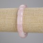 Brățară din cuarț roz, lanț neted, diametrul 17×10 mm ±, lungime 18 cm ±, elastică