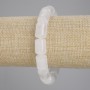 Brățară cu cristal de munte cilindric, diametrul 14×10 mm, lungime 18 cm, elastică