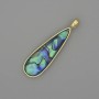 Pandantiv «Halit Picătură» 40×11 mm ± metal auriu