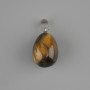 Pandantiv Picătură din ochi de tigru 18×13 mm, lungime 26 mm+